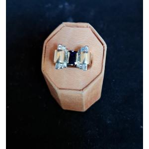 Diamond Sapphire Ring