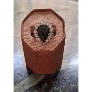 Sapphire And Diamond Ring