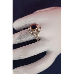 Diamond Sapphire Ring