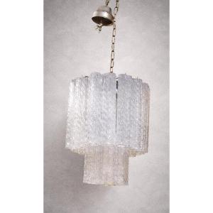 Murano Glass Chandelier Attributed To Toni Zuccheri, Venini, Circa 1970