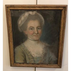 Portrait Of Woman In Pastel