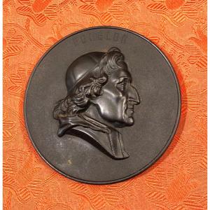 Medallion In Ebonite Gutta Percha, François De Salignac De La Mothe-fenelon