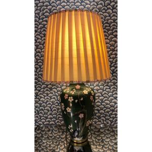 Cloisonné Enameled Lamp Base 