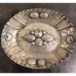Repoussé Silver Basket