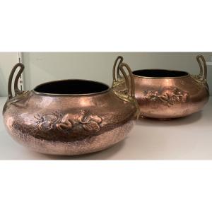 Pair Of Wmf Planters