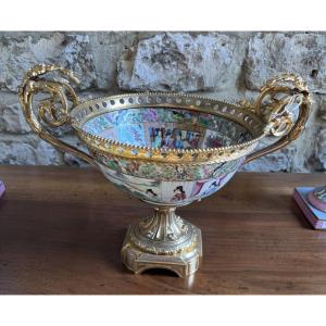 Porcelain And Gilt Bronze Cup, Napoleon III Period
