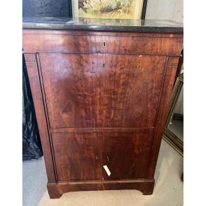 Empire Secretary In Pommeled Mahogany
