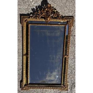 Large Mirror With Closed Sides 19th Century