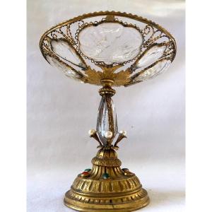 Rock Crystal Mounted Cup