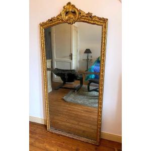 Louis XV Mirror In Golden Wood