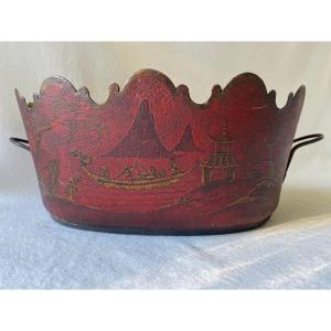 Painted Sheet Metal Glasshouse With Chinese Decor