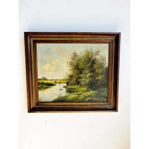 Oil On Canvas Gérard Buysen (19th Century)
