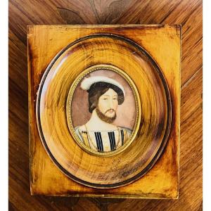 Hand-painted Miniature By E. Blaise