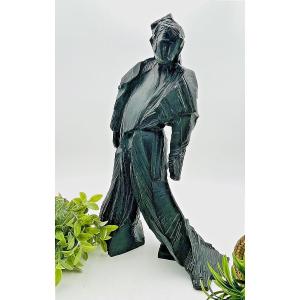 Bronze Samurai By Philippe Girard (1958) Ducros Foundry Paris