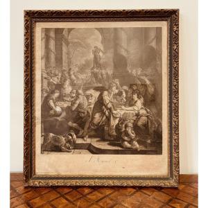 Engraving By Jean-charles Levasseur (1734-1816), Engraver To The King