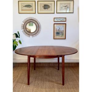 Extendable Scandinavian Teak Table – 1960s