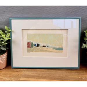 Screen Print By Georges Roudneff – Numbered Edition 71/80 – Framed