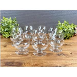 10 Baccarat Cognac Glasses – Crystal