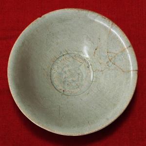 China, Southern Song Dynasty, Qingbai Bowl With Phoenix Decoration Among Clouds 