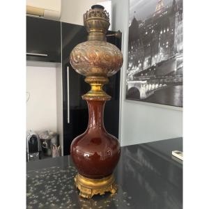 Oxblood Oil Lamp 