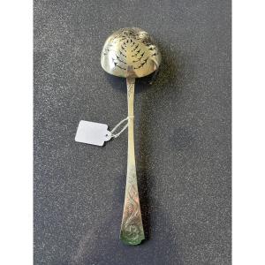 Solid Silver Sprinkling Spoon