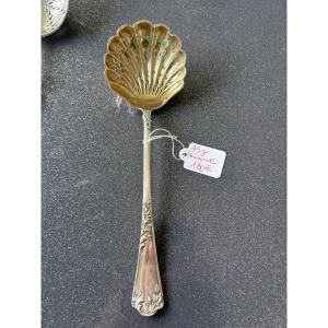 Solid Silver Sprinkling Spoon