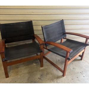 Pair Of Scandinavian Armchairs