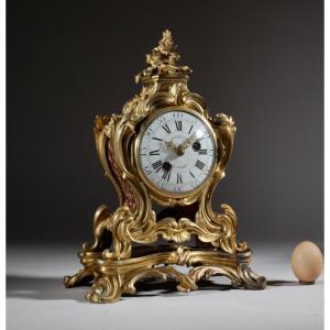 Interesting Small Very Elegant French Louis Quinze Pendule / Mantel Clock, Circa 1750