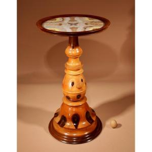 A Brazilian Butterfly Table, Circa 1900-20