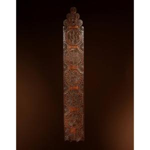 Wedding Love Gift Very Fine Chip Carved Oak Dutch Mangling Board 18th/19th Century.