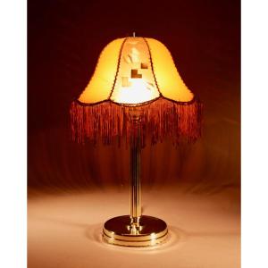 Very Interesting Art Deco Cubism Table Lamp Circa 1920