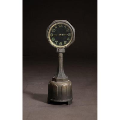 An Art Deco Very Rare And Very Decorative Mystery Clock.