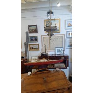 Sailing Model Of A Sailboat