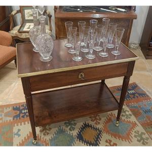 Louis XVI Style Sideboard/console From The 19th Century In Solid Mahogany
