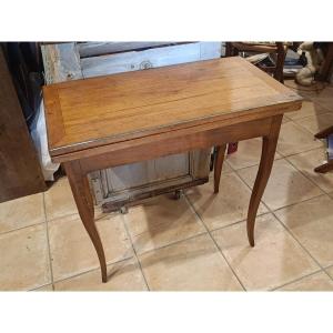 19th Century Louis XV Style Cherry Wood Games Table