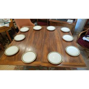Walnut Wallet Table, 19th Century Directoire Style