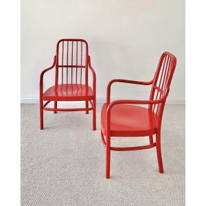 Pair Of Austrian Armchairs Designed By Josef Frank