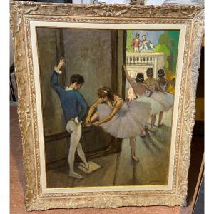 Jodelet Charles Emmanuel (1883 Augerans - 1973 Paris) Signed "ballet Show"