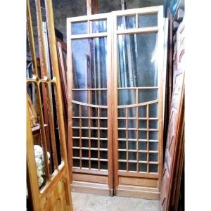 Pair Of Glass Doors - Window  