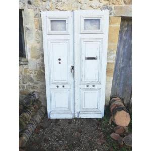 Double-leaf Entrance Door 216x126 With Double Glazed Top Light