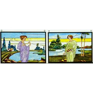 Stained Glass - Art Nouveau Women