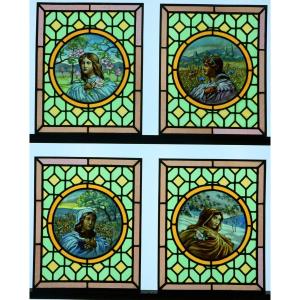 Vitrail - Vitraux - Les Quatre Saisons