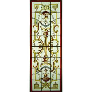 Stained Glass - Stained Glass - Shells And Scrolls Decor