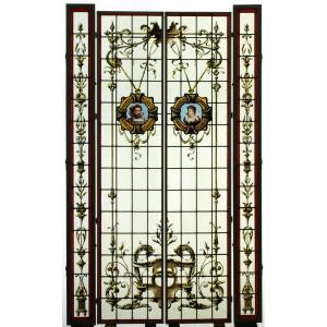 Stained Glass - Stained Glass Windows - Renaissance Couple