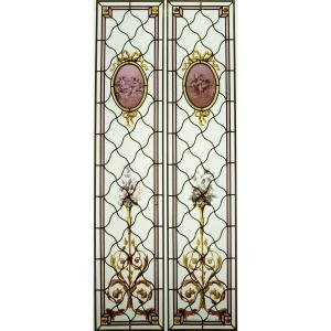 Stained Glass - Stained Glass Windows - Musician Angels