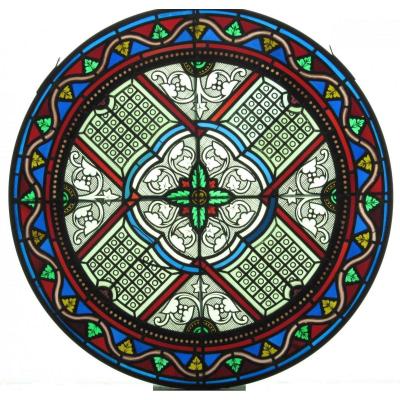 Stained Glass-rose Window