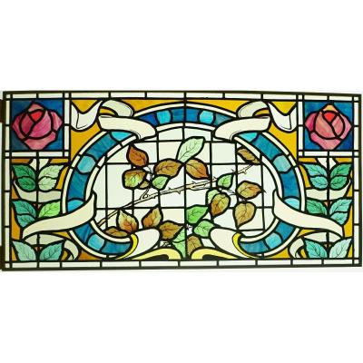 Stained Glass - Stained Glass - Roses Art Nouveau / Art Deco