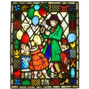 Stained Glass - Stained Glass - The Balloon Merchant