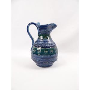 Ceramic Pitcher Or Carafe By Aldo Londi For Bitossi, Italy, 1950s
