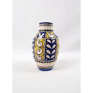 Ceramic Vase From The Serghini Safi Workshops, Moroccan Folk Art, 1960s